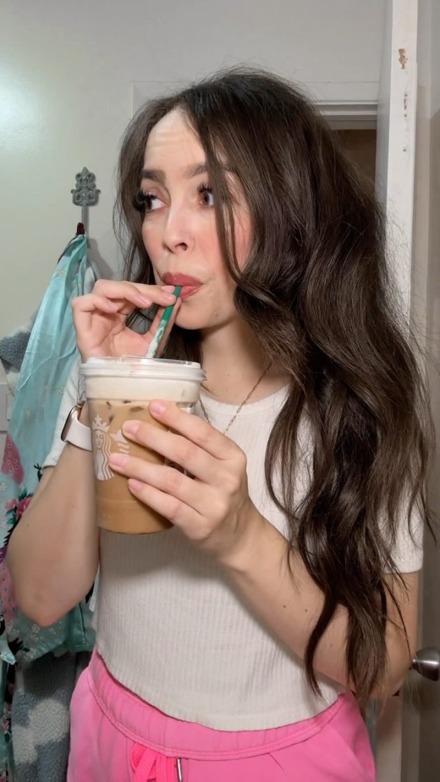 omw to get a sweet treat 😌☕️ @starbucks s’mores cold brew